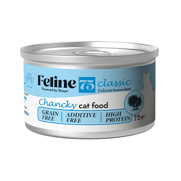 کنسرو چانکی گربه فیلاین طعم بوقلمون