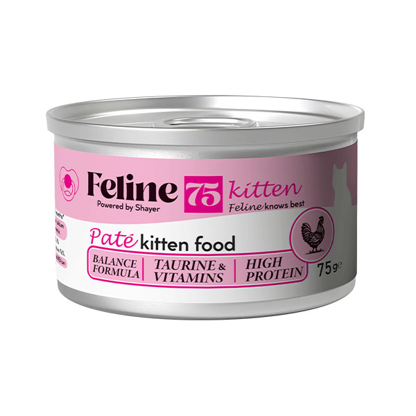 کنسرو پته‌ بچه گربه فیلاین طعم مرغ