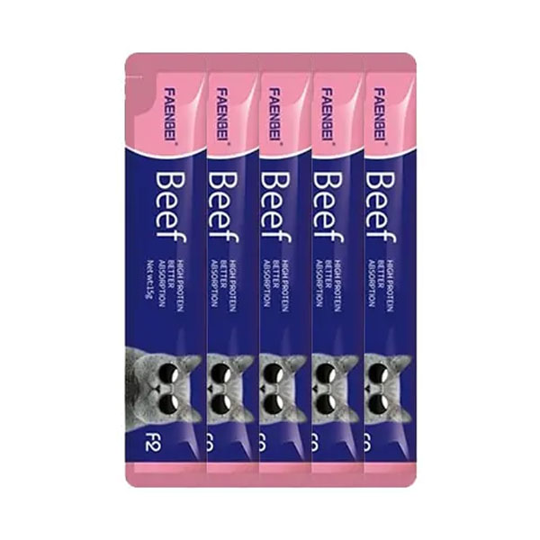 بستنی درمانی گربه فنبی طعم گوشت