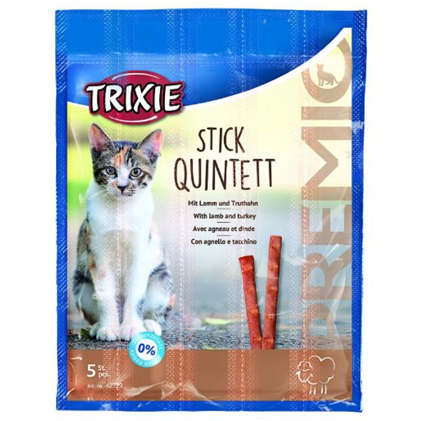 تشویقی مدادی گربه تریکسی طعم بره و بوقلمون