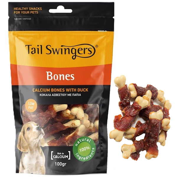 تشویقی سگ تیل سوینگرز مدل دورپیچ استخوان با طعم اردک