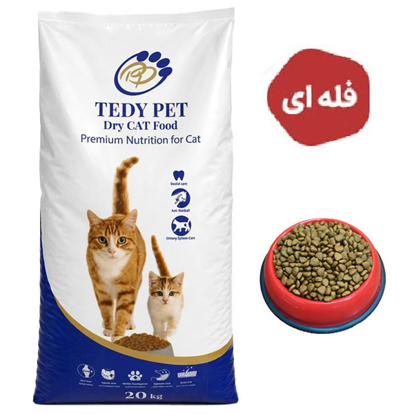 غذای خشک گربه مدل تدی پت فیدار