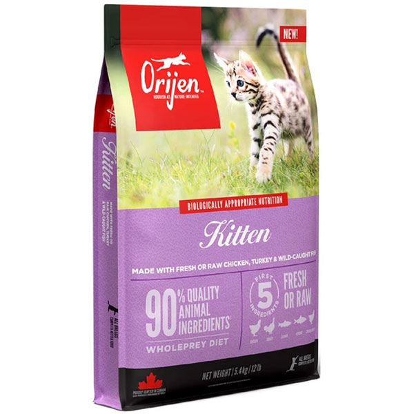 غذا خشک بچه گربه مدل Kitten اوریجن
