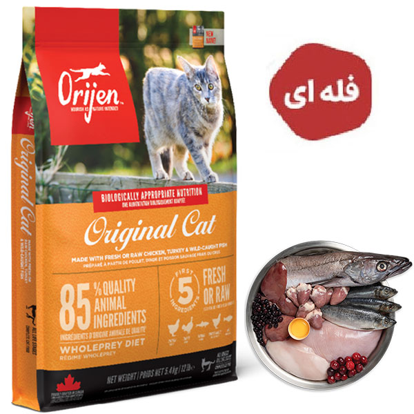 غذای خشک گربه اوریجن مدل Adult Original Cat