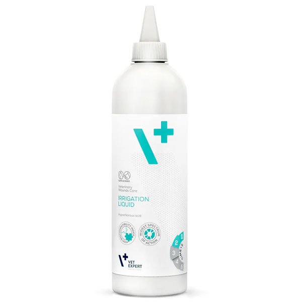 محلول شست‌وشوی زخم سگ و گربه Irrigation Liquid وت اکسپرت