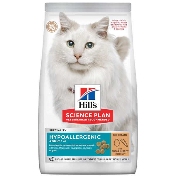 غذا خشک گربه هیلز مدل Hypoallergenic